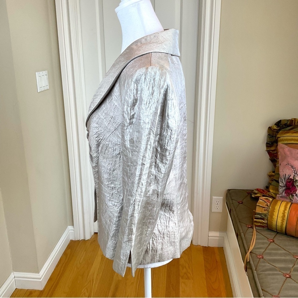 Jessica Howard Blazer Shimmery Champagne Vintage (12) - Picture 3 of 8